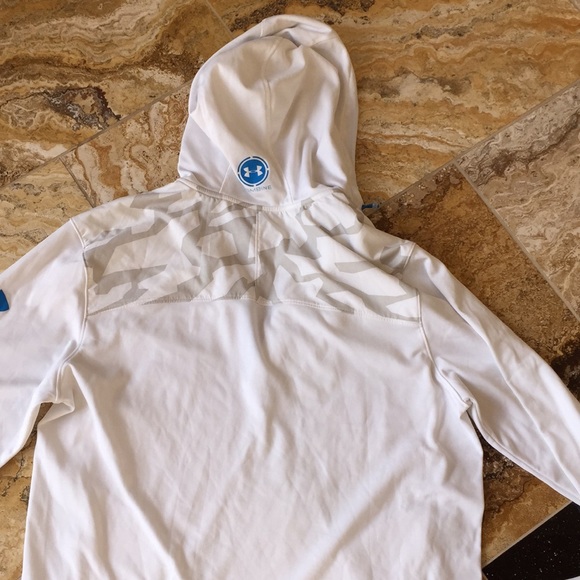 Under Armour Hoodie sweatshirt/electricblue zipper - Picture 2 of 8